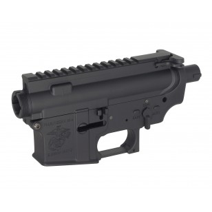 E&C M4 Receiver Set Marine Style Engraved (BK)