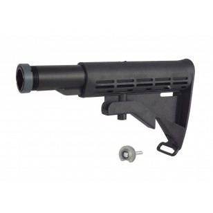 E&C M4A1 Style Stock with Tube (BK)