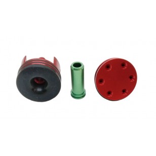 XT V2/V3 Cylinder Head, Piston Head, Nozzle (Wide Pad / 21mm)